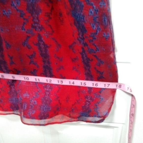 Aryn K Silk Flutter Dress T Back XS - Picture 11 of 14